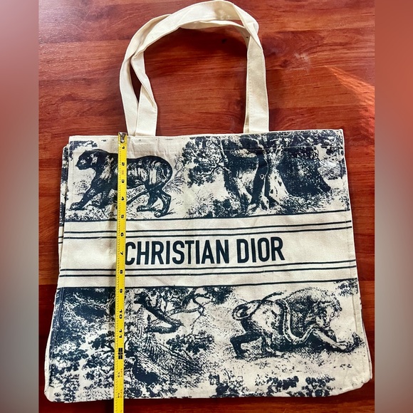 Christian Dior Canvas Linen Tote Bag New 🆕 - Picture 6 of 8